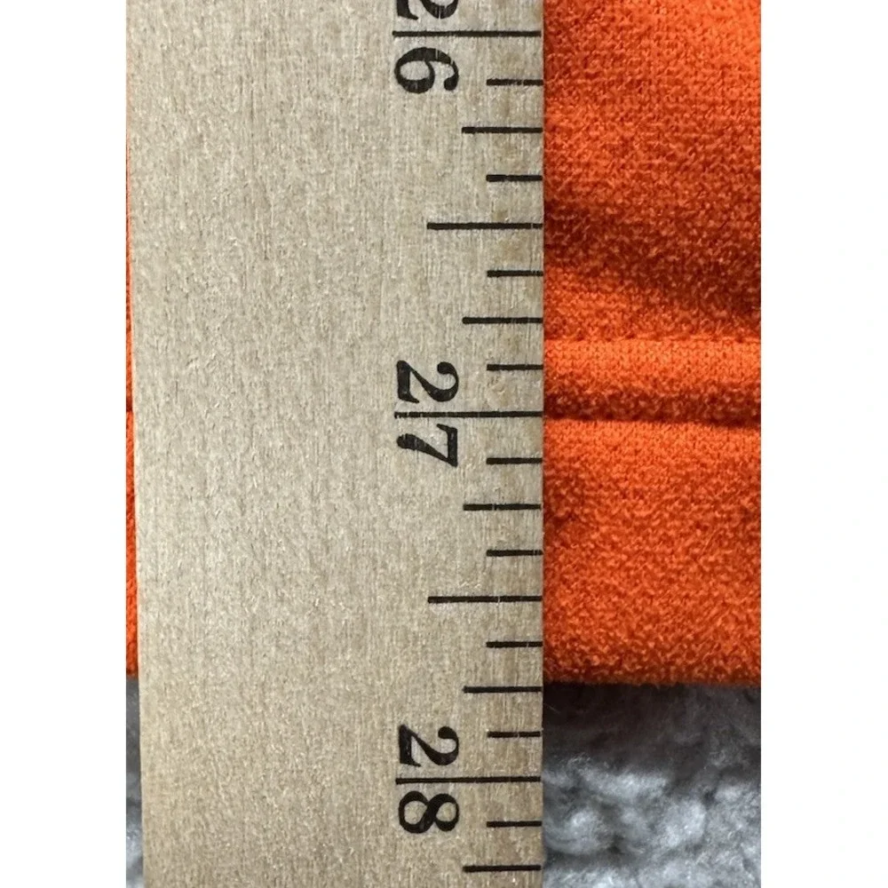Under Armour Pullover Orange‎ Mens Small 1/4 Zip Long Sleeve Athletic Top